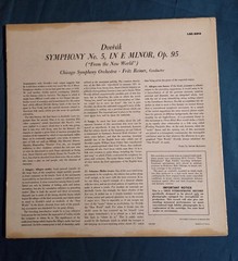 RCA Victor LSC-2214 lp Dvorak NEW WORLD SYMPHONY Reiner 6S/3S shaded dog STEREO