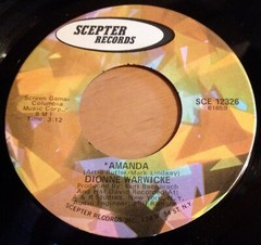 Dionne Warwick 45 Amanda / He’s Moving On