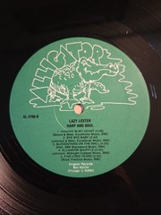 Lazy Lester Harp & Soul Vinyl Record 1988 Alligator Records AL 4768