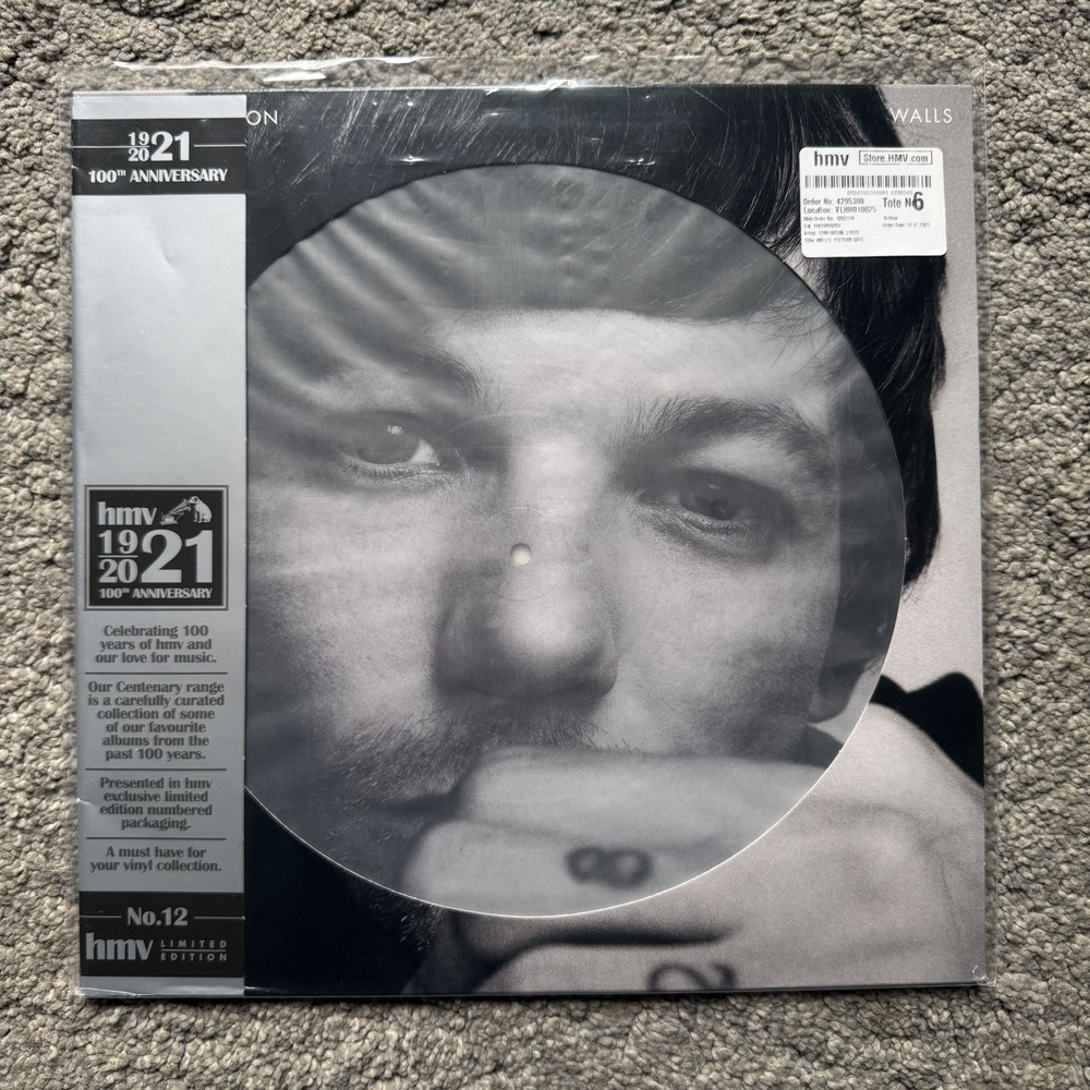 *RARE /1,500* LOUIS TOMLINSON WALLS HMV 100th ANNIVERSARY PICTURE DISC VINYL LP