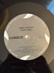 Abbey Lincoln That’s Him! vinyl 2018 IT Reissue M/M