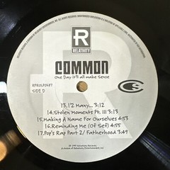 COMMON – ONE DAY IT’LL ALL MAKE SENSE 2xLP OG 1997