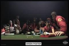 Fight Songs: The Music of Team Fortress 2 TF2 Vinyl Soundtrack LP (Green Poster)