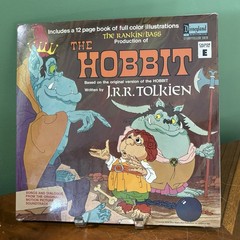 The Hobbit ~ J.R.R. Tolkien ~ Rankin/Bass Vinyl LP Record ~ 3819 DISNEYLAND NEW