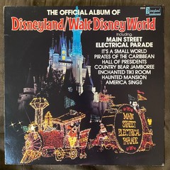 THE OFFICIAL ALBUM OF DISNEYLAND/WALT DISNEY WORLD – Orig. 1980 LP VG PLAYS EX