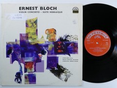 ERNEST BLOCH Violin Concerto JINDRICH ROHAN – SUPRAPHON LP NM czech B304