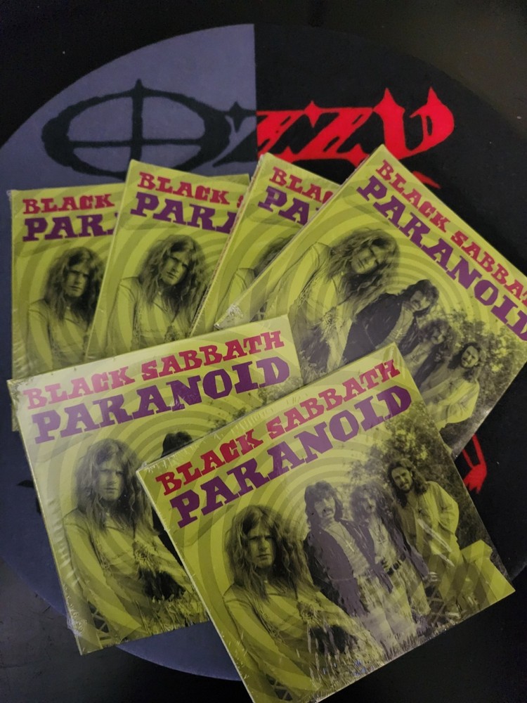 Black Sabbath Ozzy Osbourne – Paranoid / Iron Man Limited 4″ Tiny Vinyl