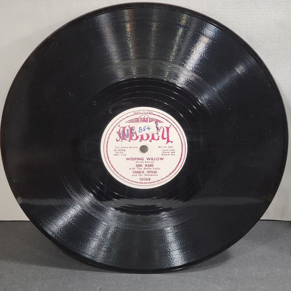 1952 CHARLIE SPIVAK Orchestra 78 RPM 10 ABBEY 15068 VG Shellac DISC JOCKEY