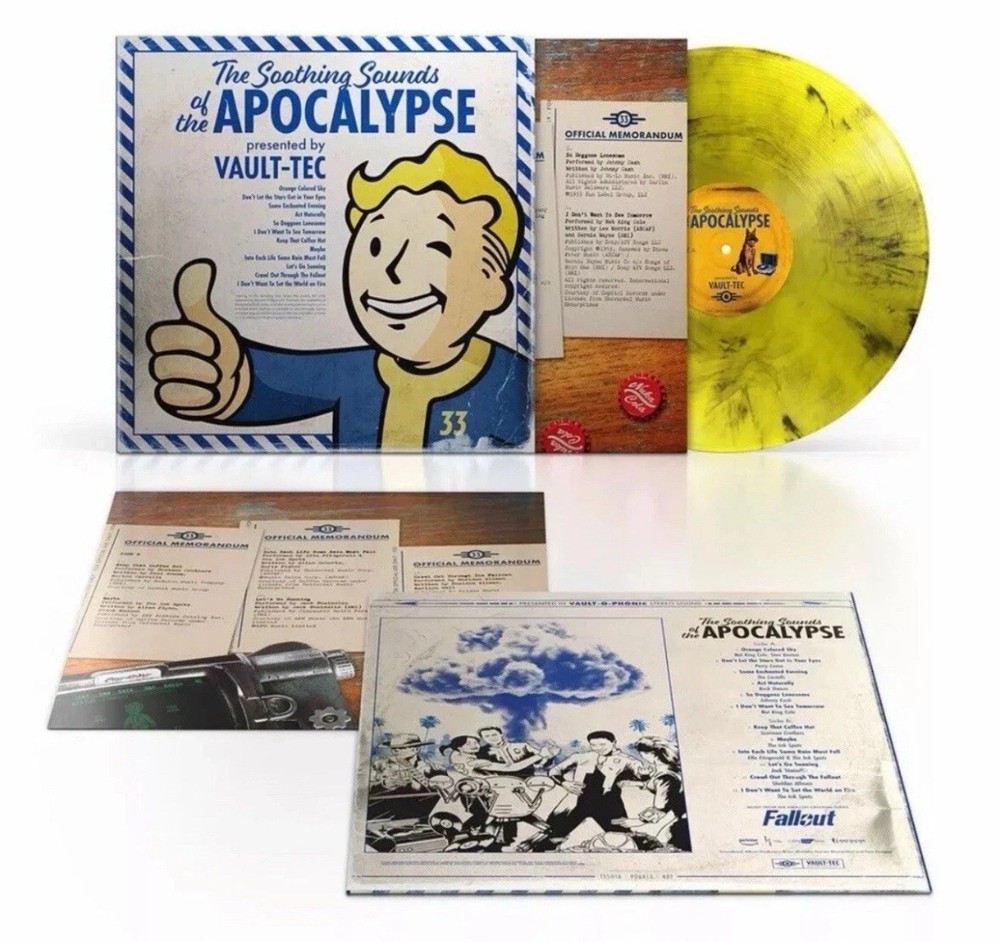 Fallout The Soothing Sounds of the Apocalypse 🟡 Yellow LP Vinyl x/500 – In Hand
