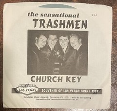 TRASHMEN / WAILERS Church Key Wailin’ 7″ N/NM- GRAY wax etiquette mummies sonics