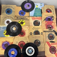 Lot Of 16 Vintage Vinyl Records Miscellaneous Mixed Lot Victor Bluebird Columbia