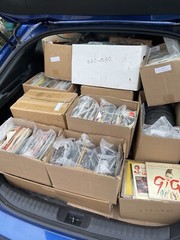 Lot Of 50 Random 45rpm Vinyl Records From Closed Down Record Store!