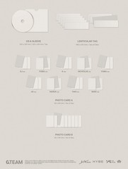 &TEAM [MARK ON ME] KR 2nd Mini Album SOLO Ver/CD-R+5 Post Card+Tag+2 Photo Card