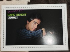 DAVID BENOIT-SUMMER K28P-6420 JAPAN PROMO ISSUE 1LP OBI,INSERT,POST CARD