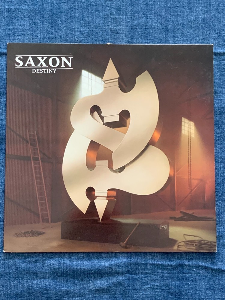 Saxon – Destiny LP VINYL HARD ROCK HEAVY METAL 1988 LP, Album