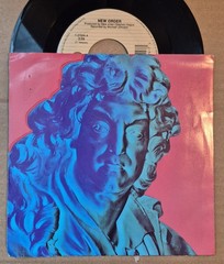 New Order – Round&round 45 w/ Picture Sleeve 1989 Qwest Records 7-27524 EX/EX