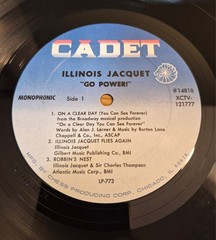 Illinois Jacquet Go Power Still in Shrink Original Inner Sleeve Cadet Records LP