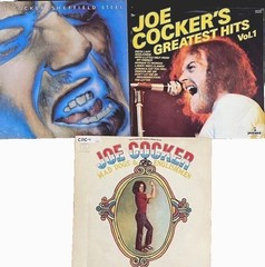 JOE COCKER 3 LPs: Greatest Vol. 1, Mad Dogs & Englishman, Sheffield Steel XLNT