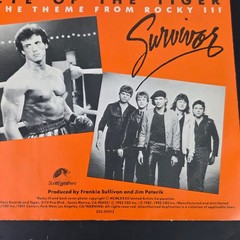 Survivor – Eye of the Tiger 7″ Single 1982 Scotti Brothers Pop Rock 45 RPM
