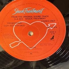 Shock Treatment Soundtrack Vinyl LP Orig 1981 Rate Promo Copy