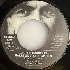 George Harrison / Ding Dong; Ding Dong / 1974 Apple 45 w/ Picture Sleeve / NM