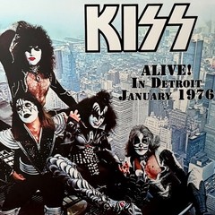 KISS Alive in Detroit January 1976 2 LP Blue Vinyl Soundboard NEW