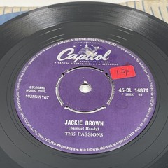 The Passions Jackie Brown 7” Single Vinyl Record 45rpm My Aching Heart Capital