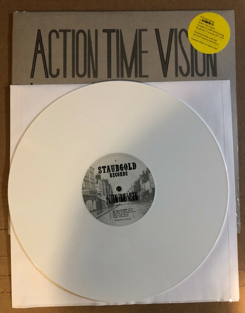 LP: ALTERNATIVE TV – Action Time Vision SEALED NEW REISSUE WHITE VINYL