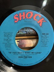 Baltimore – Ron Preyer 45 7″ | Shock Records Blue Label Soul Funk R&B VG+++
