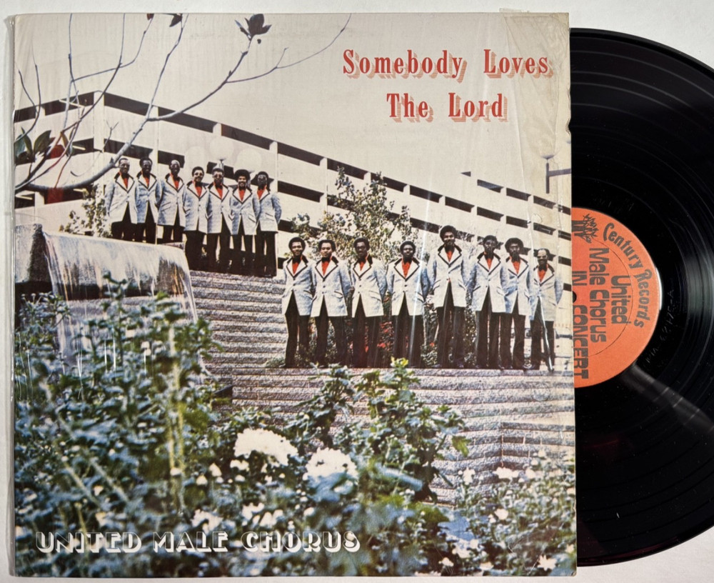 United Male Chorus – Somebody Loves The Lord LP, 1970’s Private Press Gospel, NM