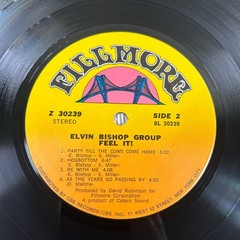 Elvin Bishop Group – Feel It! LP Record 1970 Fillmore Blues Rock 33 RPM