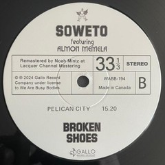 Soweto Broken Shoes LP vinyl Canada We Are Busy Bodies 2024 Reissue of the 1976