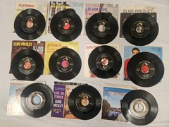 45 RPM RECORD PICTURE SLEEVE ELVIS PRESLEY LOT Of 11 Vinyl 7 Inch Shook Up READ