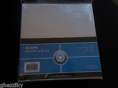 500 CSP CLEAR PLASTIC 7″ (45 RPM) VINYL RECORD ALBUM SLEEVES OUTER SLEEVES