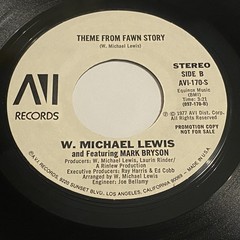 W. Michael Lewis: Love Is Just A Word / Theme From Fawn Story 45 – AVI – Disco