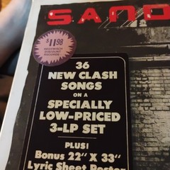The Clash Sandinista! Epic Vinyl LP w/ Inner Sleeves Insert Original Cover 1980