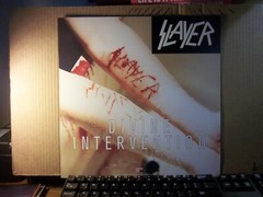 Orig Vintage Slayer Devine Intervention 1994 12×12 promoFlat/poster Not a record