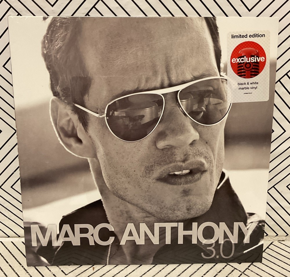 🎥 Marc Anthony 3.0 (Limited Edition Black White Marble Vinyl, 2017)🆕