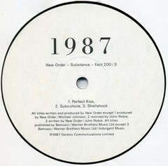 NEW ORDER: Substance 1987 (Black Vinyl 2 LP’s)- Factory Records- IMPORTED