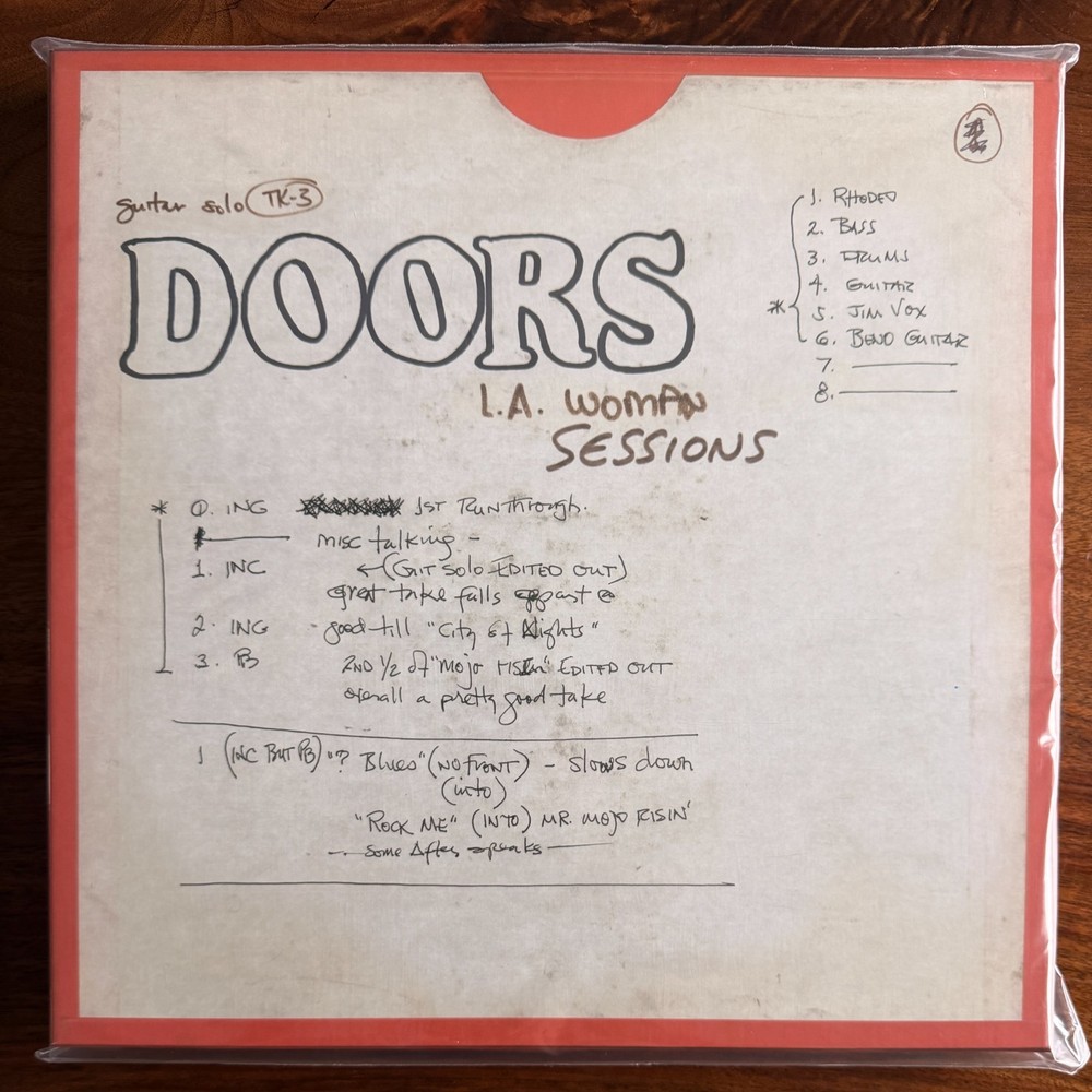 Doors – L.A. Woman Sessions Vinyl Record Store Day RSD 4LP LE /19500
