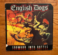 English Dogs – Foward Into Battle LP Combat Core CC 8047 1986 Pressing