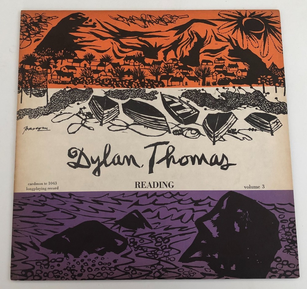 ’57 Spoken Word Poetry LP DYLAN THOMAS Reading Vol. 3 CAEDMON