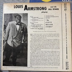 louis armstrong And The All Stars 10” 33 1/3 RPM Album