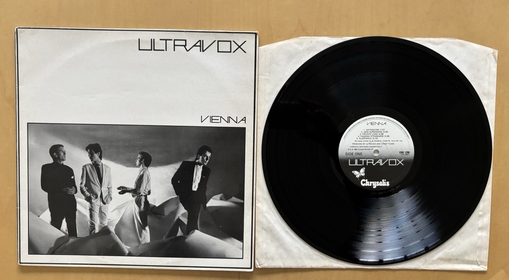ULTRAVOX VIENNA ORIG 1980 UK IMPORT on CHRYSALIS CHR 1296 NEW WAVE SYNTH POP EX