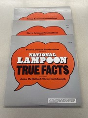 Lot Of 3 National Lampoon’s True Facts 33 1/3 RPM Vinyl Records