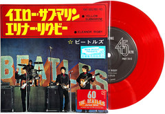 The Beatles Yellow Submarine Eleanor Rigby Red Vinyl 7″ Japan Pop-up store Ltd