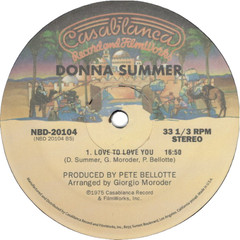 Donna Summer – ‘I Feel Love / Love To Love You’ 12″