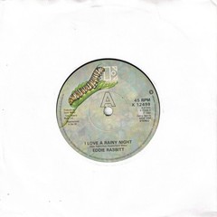 Eddie Rabbitt – I Love A Rainy Night (Elektra 1980) 7″ Single