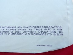 THE BEATLES – Original Rare APPLE inner sleeve For The Beatles Let It Be LPs