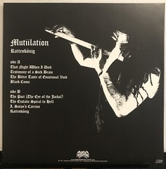 Mütiilation – Rattenkönig LP 2016 Osmose Productions – OPLP316 NM/NM [France]